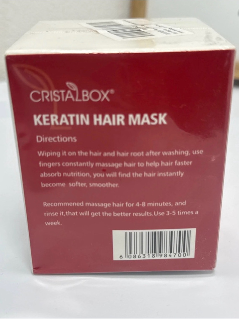 Keratin Hair Mask Deep Conditioner - Red Packaging - Picture 3 of 4